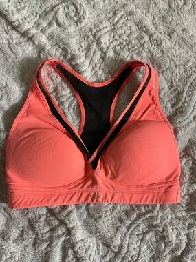 VSX Coral Pink Racerback Sports Bra - Padded Support